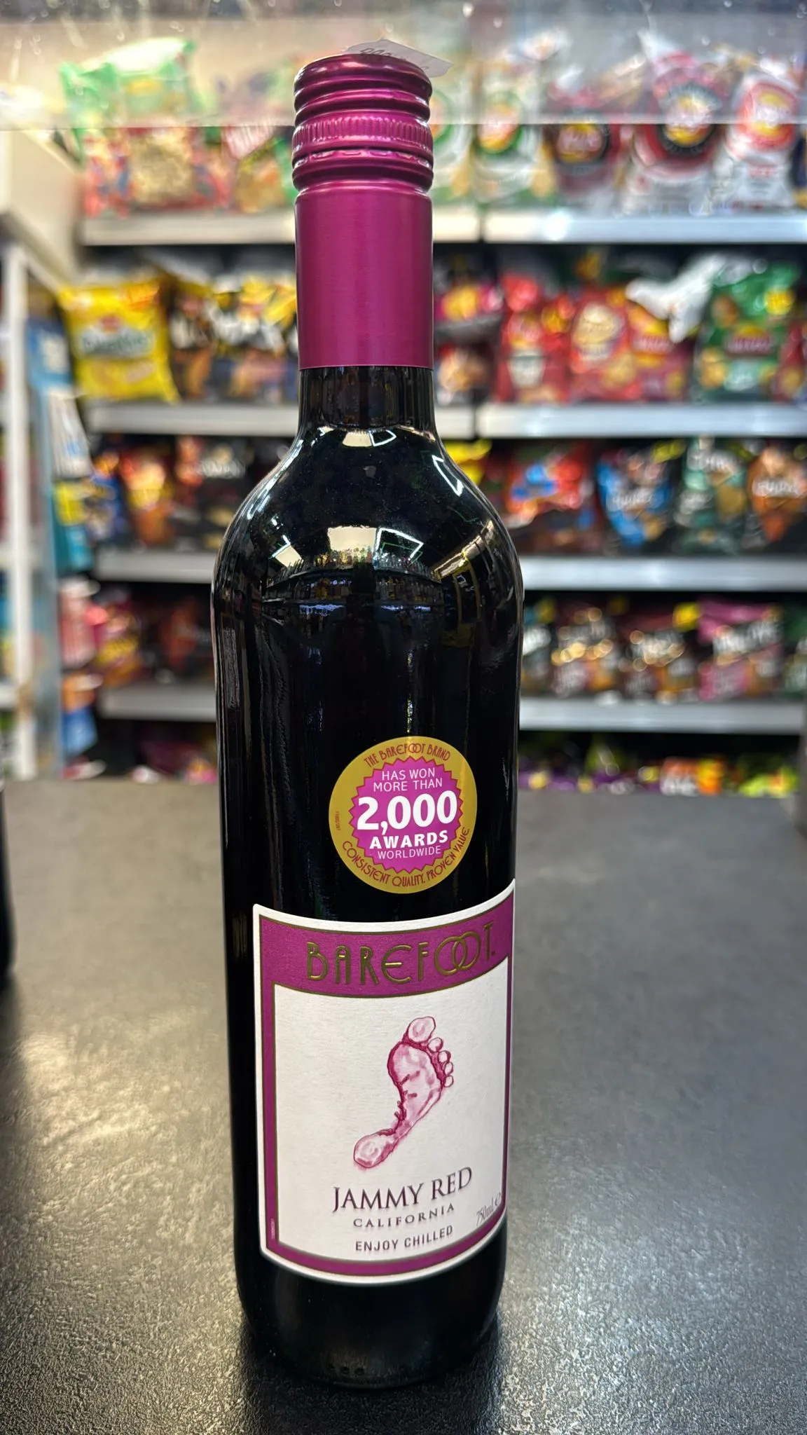 Barefoot Jammy Red 75cl