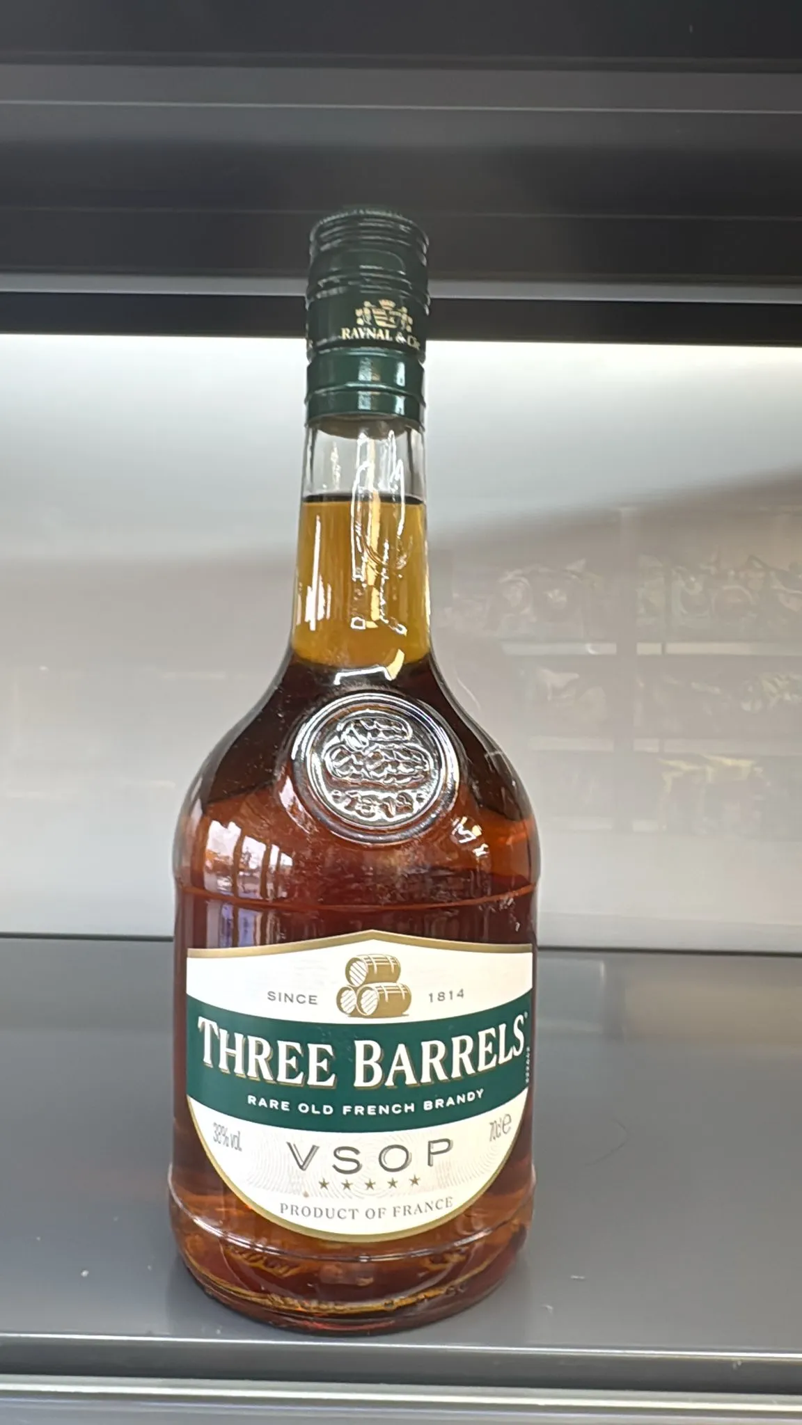 Three Barrels Brandy 70cl